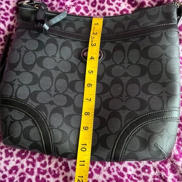 Coach Black Signature Crossbody Bag - Picture 6 of 12